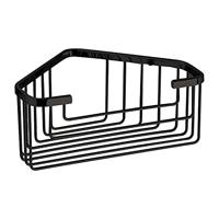 Hoekdraadmand Sapho Smart 20x8x15.1 cm Mat Zwart Sapho - thumbnail