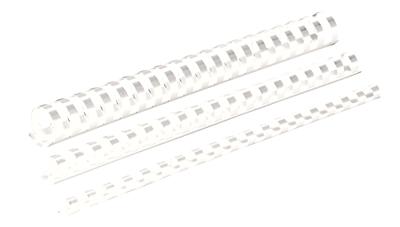 Fellowes bindruggen, pak van 100 stuks, 14 mm, wit Fellowes bindruggen, pak van 100 stuks, 14 mm, wit