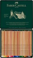 24 PITT pastelpotloden Faber-Castell in metaal etui - thumbnail