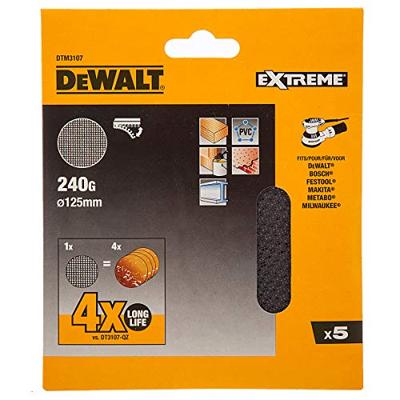 DeWALT DTM3107 Mesh Schuurgaas ø 125mm K240 VE=5