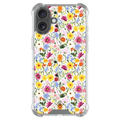 iPhone 16 shockproof hoesje - Happy flora iPhone 16 shockproof hoesje - Happy flora