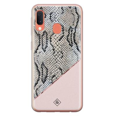Samsung Galaxy A20e siliconen hoesje - Snake print Samsung Galaxy A20e siliconen hoesje - Snake print