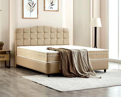 Dreamhouse - Marrakech Boxspring met opbergruimte - Kunstleer Taupe - 140 x 200 / met montage
