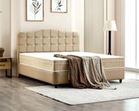 Dreamhouse - Marrakech Boxspring met opbergruimte - Kunstleer Taupe - 140 x 200 / met montage - thumbnail