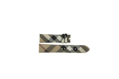 Horlogeband Burberry BU9025 / BU9026 Leder Multicolor 20mm Horlogeband Burberry BU9025 / BU9026 Leder Multicolor 20mm