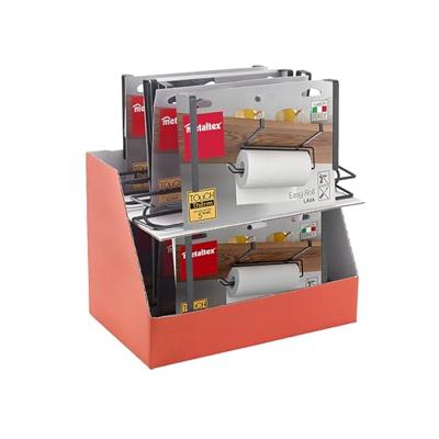 Metaltex keukenrolhouder 35x18x10 cm zwart