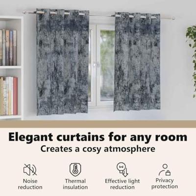 VidaXL Velvet gordijnen 2 pcs zilvergrijs 140 x 140 cm fluweel VidaXL Velvet gordijnen 2 pcs zilvergrijs 140 x 140 cm fluweel