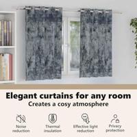 VidaXL Velvet gordijnen 2 pcs zilvergrijs 140 x 140 cm fluweel - thumbnail