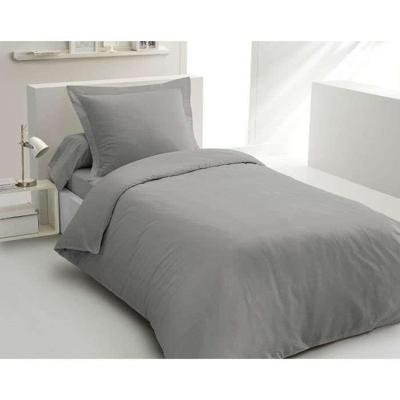 LOVELY HOME DEKBEDSET - 140x200 cm - 100% KATOEN - LICHTGRIJS