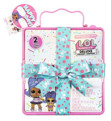 MGA Entertainment l.o.l. surprise! deluxe present surprise serie 2 pyjamafeestje pop