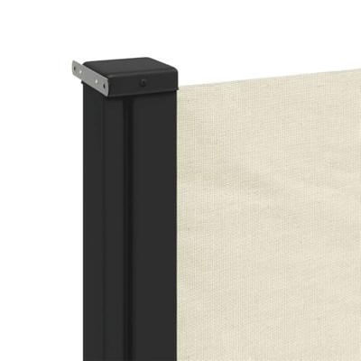 VidaXL Windscherm uittrekbaar 220x500 cm crèmekleurig