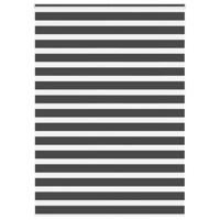 VidaXL Zebra rolgordijn 160x230 cm stofbreedte 155,9 cm zwart - thumbnail