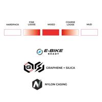 Vittoria mezcal xc race 29x2.40" tlr graphene 2.0 folding tire - thumbnail