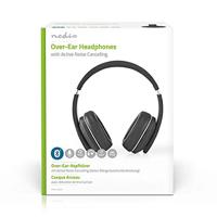 Draadloze Over-ear Koptelefoon - Maximale batterijduur: 24 uur - Ingebouwde microfoon - Drukbediening - Ondersteuning voor spraakbesturing - Volumebediening - Inclusief reiskoffer - Grijs/Zwart - thumbnail
