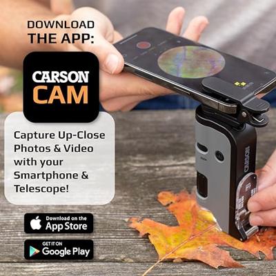 Carson Handmicroscoop MP-250 MicroFlip 100-200x met Smartphone Adapter