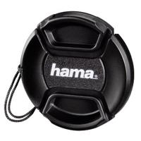 Hama Lensdop voor 72 mm lens, veiligheidskoord, smart snap, zwart - thumbnail