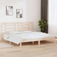 Bedframe zonder matras massief grenenhout 200x200 cm - thumbnail