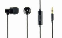 In-Ear oordopjes &apos;Paris&apos; zwart met microfoon - thumbnail