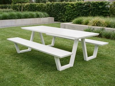 Picknicktafel BOLERO 240 cm aluminium wit Picknicktafel BOLERO 240 cm aluminium wit