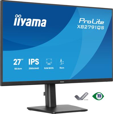 iiyama XB2791QS-B1-27 IPS, 2560x1440/75Hz, 1H1DP, HEEFT