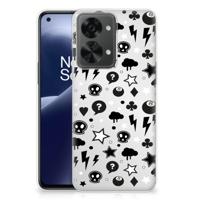 Silicone Back Case OnePlus Nord 2T Silver Punk - thumbnail