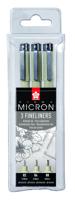 Fineliner sakura pigma micron zwart | 6 stuks - thumbnail