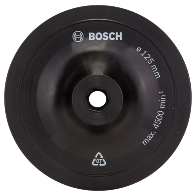Bosch Accessoires Schuurplateau voor boormachines, 125 mm, spansysteem - 2609256281 Bosch Accessoires Schuurplateau voor boormachines, 125 mm, spansysteem - 2609256281