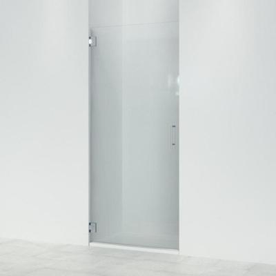 Saniclass Neptune Douchedeur - 100x200cm - profielloos - veiligheidsglas - anti kalk - chroom 6211WWM100