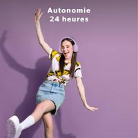 T'nB - Tonality over-ear Bluetooth-hoofdtelefoon, schuimrubberen pads, batterijduur 24 uur, 3,5 mm jack kabel inbegrepen - Roze - thumbnail