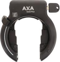 Ringslot Axa Solid Plus met afdekkapjes - zwart (werkplaatsverpakking) - thumbnail