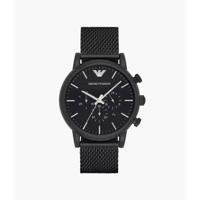 Emporio Armani Heren Sport chronograaf roestvrij stalen armband horloge AR1968 - thumbnail