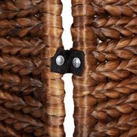 Kamerscherm met 4 panelen 163x180 cm waterhyacint bruin - thumbnail