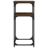 Wandtafel 75x35,5x75 cm bewerkt hout bruin eikenkleur - thumbnail