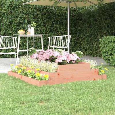 VidaXL Plantenbak 110x110x27 cm massief douglashout