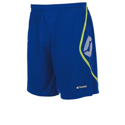 Stanno 420117K Pisa Short Kids - Deep Blue-Neon Yellow - 140