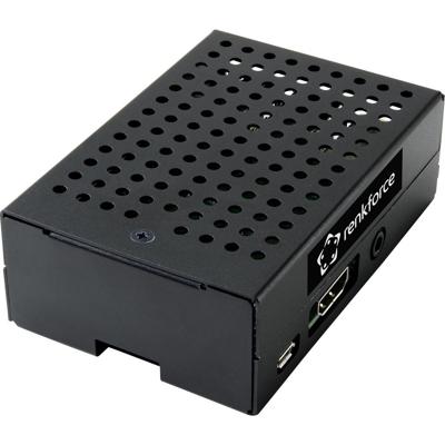 Renkforce RBP-ALC100 SBC-behuizing Geschikt voor serie: Raspberry Pi® Incl. actieve koeler Zwart Renkforce RBP-ALC100 SBC-behuizing Geschikt voor serie: Raspberry Pi® Incl. actieve koeler Zwart