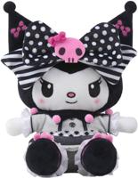 Sanrio Hello Kitty Pluche - Kuromi Pink Black Party (35cm) - thumbnail