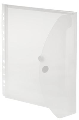 Foldersys geperforeerde showtas A4, transparant