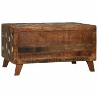 Salontafel Multikleur 80 x 54 x 45 cm massief gerecycled hout - thumbnail