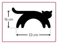 Leschi Verwarmingskussen Minina kat L - zwart - thumbnail