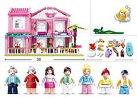 Sluban Holiday Villa (Girl's Dream) bouwstenen set (M38-B0721) - thumbnail