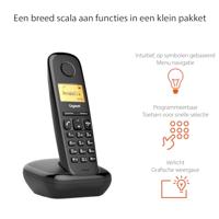 Gigaset A270 Trio Huistelefoon Zwart - thumbnail