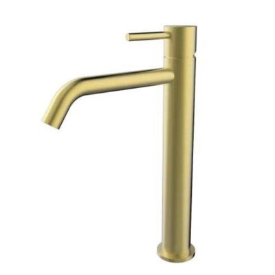 Style XL hoge wastafelmengkraan geborsteld messing Style XL hoge wastafelmengkraan geborsteld messing