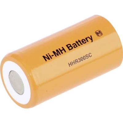 Panasonic HHR30SCP/PP Speciale oplaadbare batterij Sub-C Flat-top NiMH 1.2 V 3050 mAh
