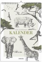 Verjaardagskalender Safari A4 - thumbnail