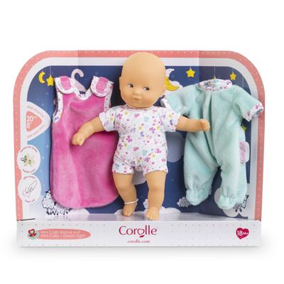 Babypop - COROLLE - Mini Calin Bonne Nuit Papillons - 20 cm - 2 accessoires - vanaf 18 maanden - thumbnail