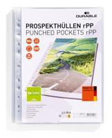 Durable Showtassen PREMIUM rPP DIN A4 Kringloop kunststof, Polypropyleen Transparant 268419 100 stuk(s) - thumbnail