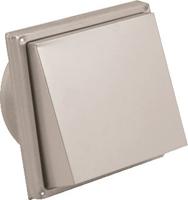 Enzo Nedco RVS buitenrooster vierkant 100 mm Nedco - 1400465 - thumbnail