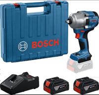 Bosch Blauw GDS 18V-780 Accuslagmoeraanzetter| 2x GBA 18V 5,0 Ah en Lader GAL 18V-40 - 06019P4021 - thumbnail