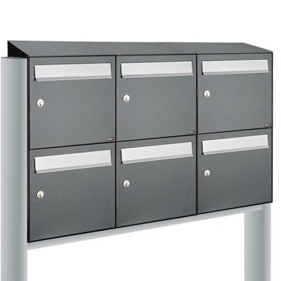 Allux Flow Set 3-Breed, 2-Hoog Met Dak Op Statief Antraciet - 40040065_3x2ds